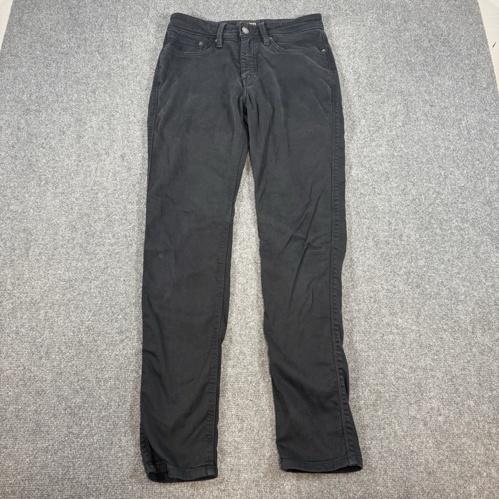 DU/ER Pants Mens 30x32 (Fits 28x32) Black N2X No Sweat Slim Fit Stretch
